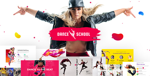 Dance School WordPress Theme for Music, Language and Instrumental