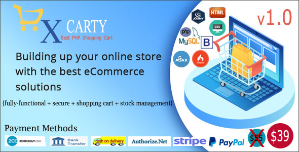 xCarty – E-commerce System with Stock Management