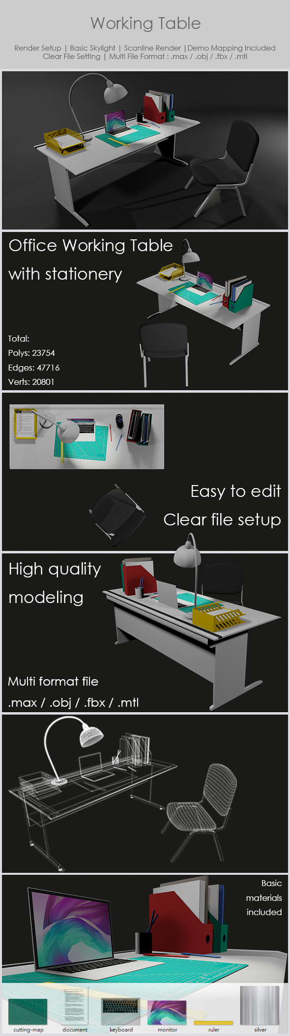 Working Table - 3Docean 24789437