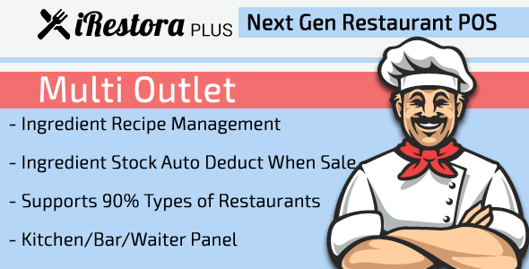 iRestora PLUS Multi Outlet – Next Gen Restaurant POS