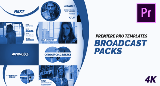 Broadcast Packs | Premiere Pro Templates