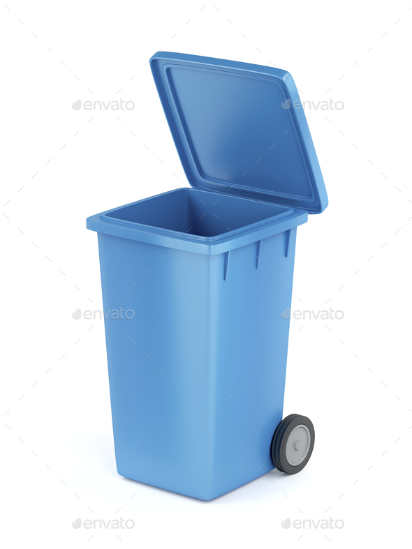 plastic waste bin