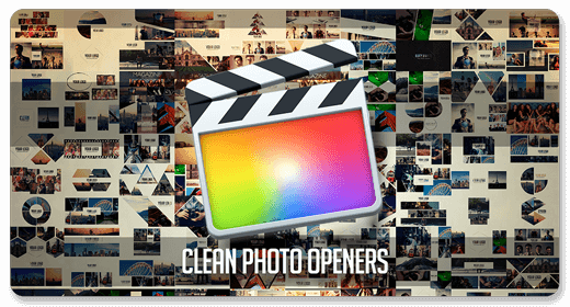 Clean Photo Openers | Final Cut Pro X Templates
