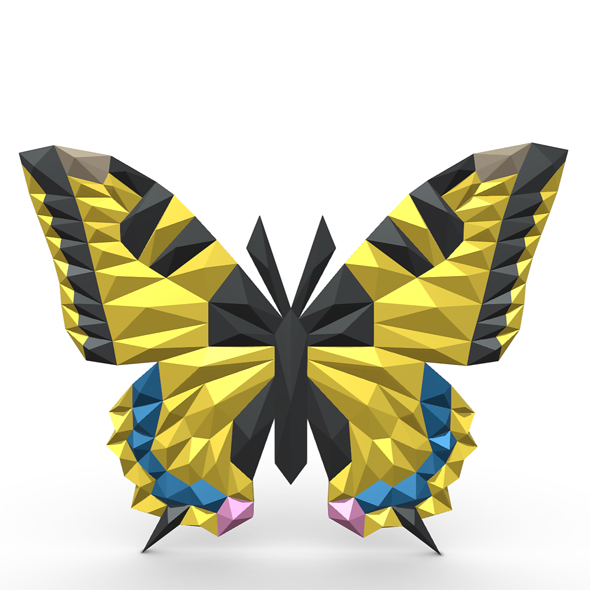 butterfly figure - 3Docean 24792070