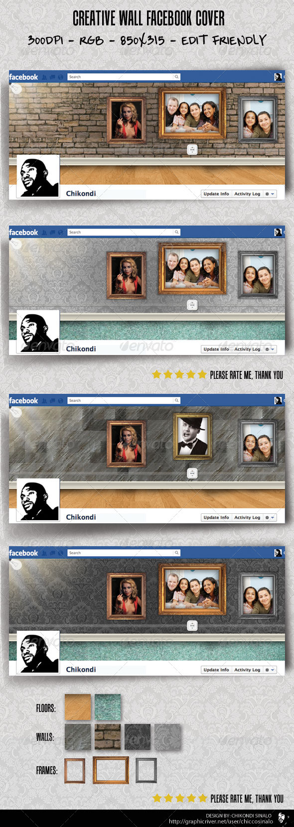 Creative Wall Facebook Cover - Facebook Timeline Covers Social Media