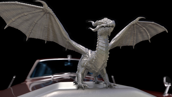 Dragon On A Car