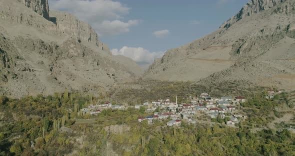 Diyarbakir Mountains And Village Aerial View 4 alt