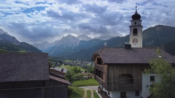 Alpine Village in the Dolomites alt