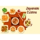 Japanese Cuisine Chicken Dishes with Vegetables
