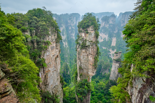 Zhangjiajie mountains, China - Stock Photo - Images