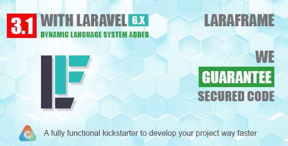 Laraframe – Laravel Kickstarter 3.1