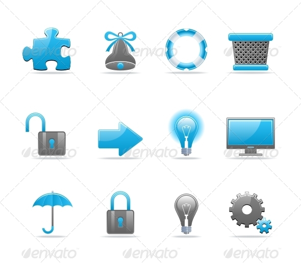 Glossy icon set - Web Icons