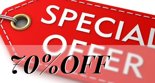 Special Offer 70% OFF
