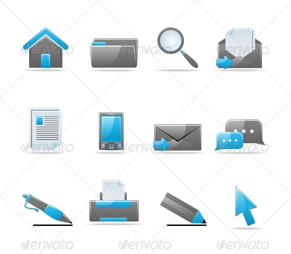 Glossy icon set - Web Icons