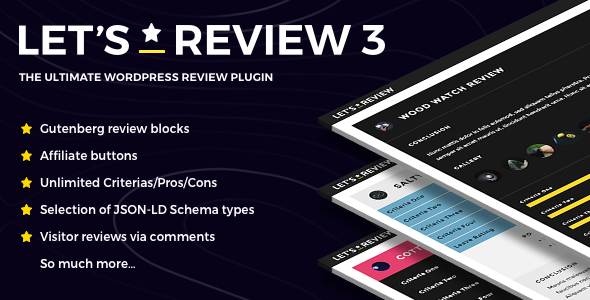 Lets Review WordPress - CodeCanyon 15956777