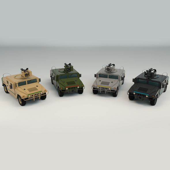 Low Poly Military - 3Docean 24816454