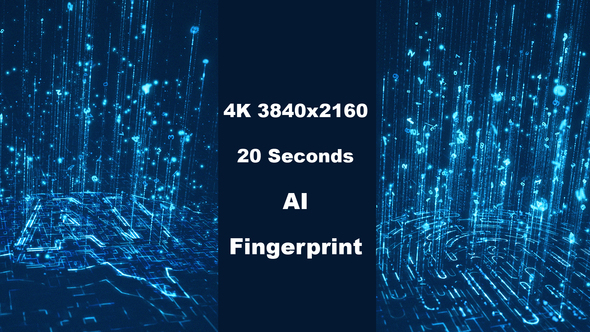 4K Ai Fingerprint Technology Binary Data