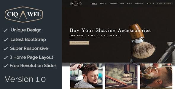 Cigawel - HTML Salon Template