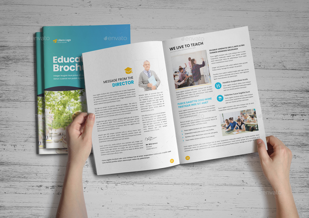 Education Prospectus Brochure v9, Print Templates | GraphicRiver