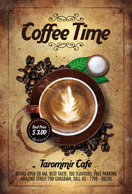 Coffee Flyer Bundle Vol 1, Print Templates | GraphicRiver