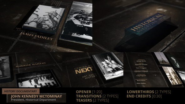 History Documentary Broadcast - VideoHive 24821764