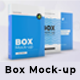 Box Product Pack Mockup - Box Software Mock-up Cover Template