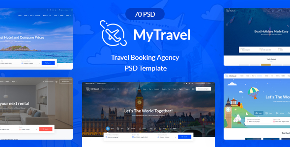 MyTravel Booking Agency - ThemeForest 24829117