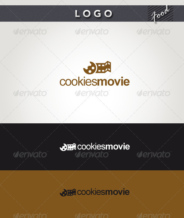 Cookies Movie Logo - Food Logo Templates