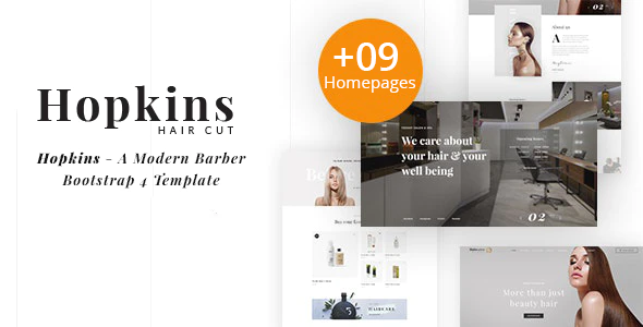 Exceptional Barber Shop & Hair Salon HTML - Hopkins