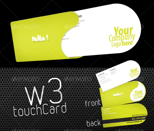W3 Touch Card - Creative Business Cards
