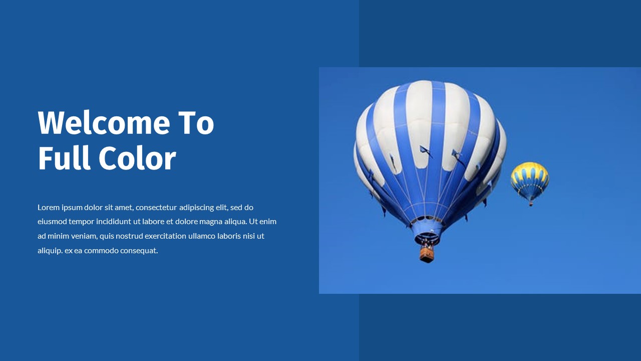 Full Color - Multipurpose Powerpoin Template, Presentation Templates