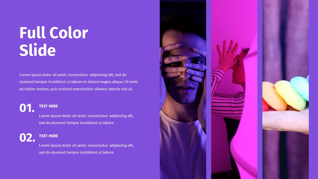 Full Color - Multipurpose Powerpoin Template, Presentation Templates