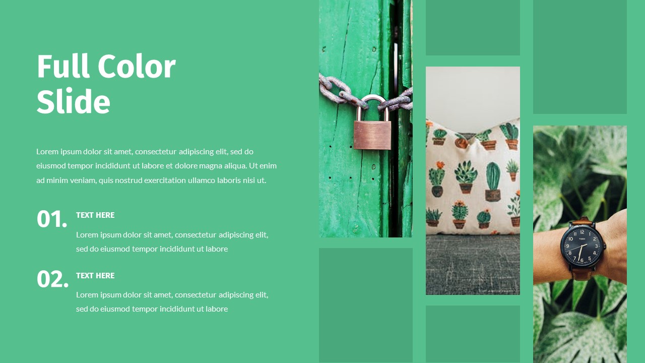 Full Color - Multipurpose Powerpoin Template, Presentation Templates