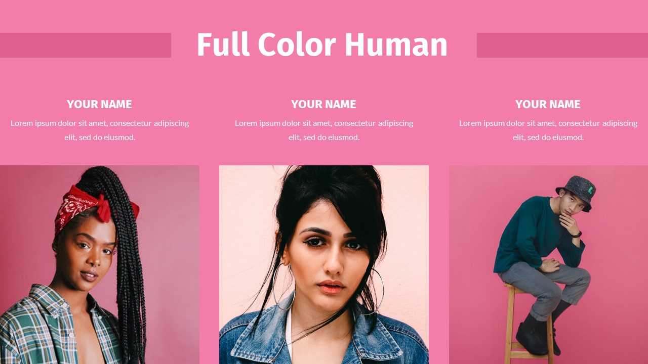 Full Color - Multipurpose Powerpoin Template, Presentation Templates