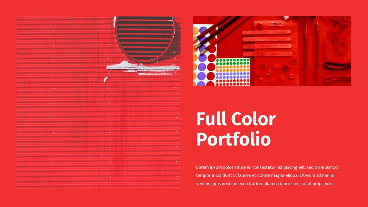 Full Color - Multipurpose Powerpoin Template, Presentation Templates