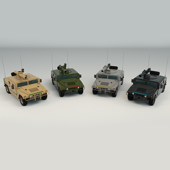 Low Poly Military - 3Docean 24842687