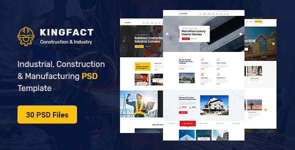 Kingfact - Industrial - ThemeForest 24816511