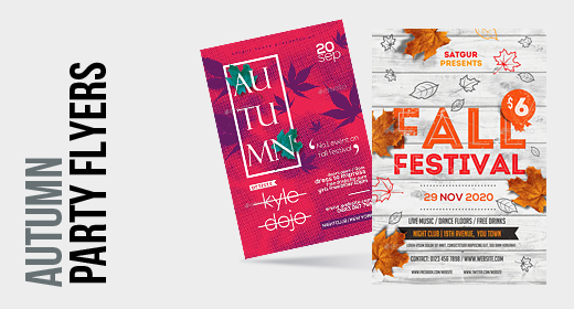 Autumn Fall Flyers
