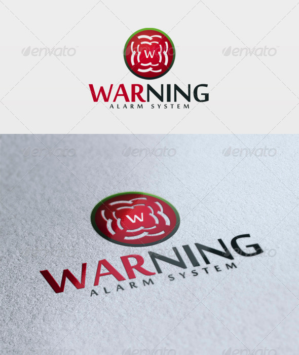 Warning Logo - Vector Abstract