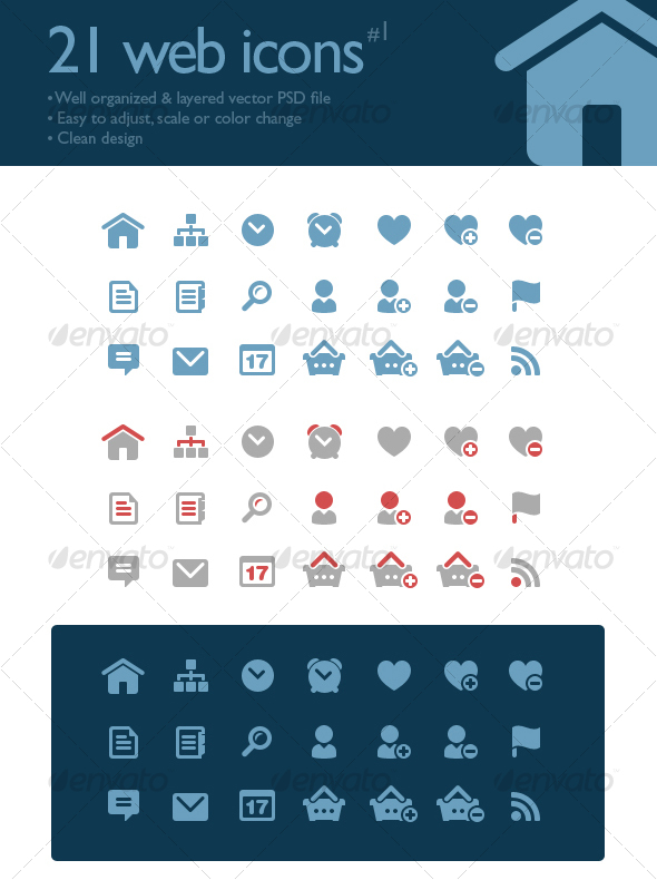 21 web icons