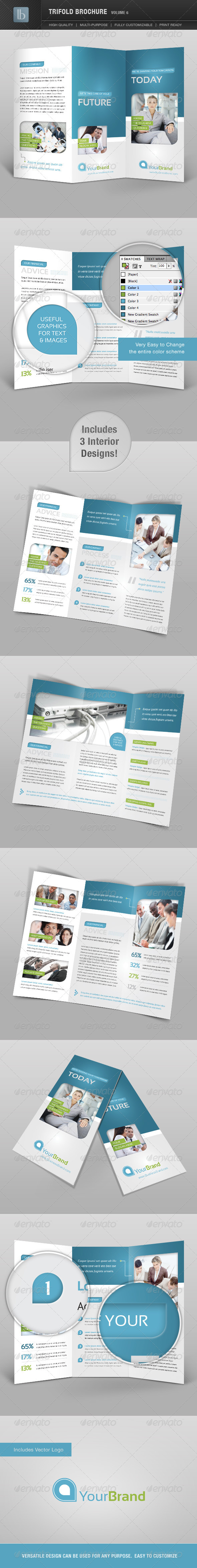 Trifold Brochure | Volume 6 - Brochures Print Templates