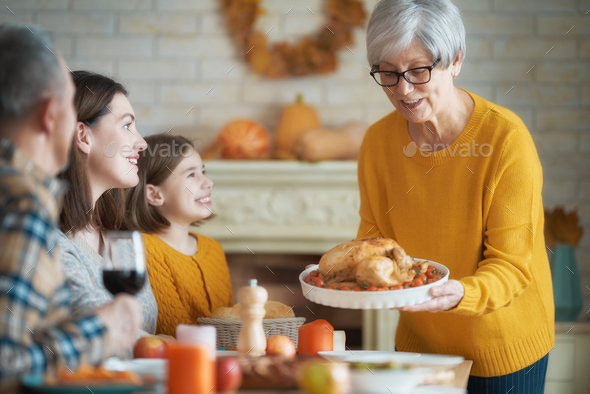 Happy Thanksgiving Day - Stock Photo - Images