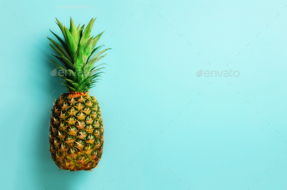 Ilustração artísticos, Pineapple in Blue