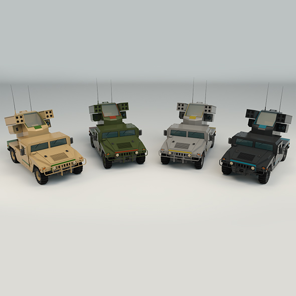Low Poly Military - 3Docean 24859605