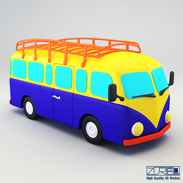 Retro bus - 3Docean 24863285