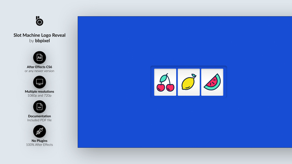 Slot Machine Logo Reveal Logo Stings template preview