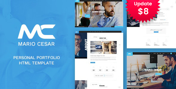 Mario Cesar : Personal Portfolio HTML Template