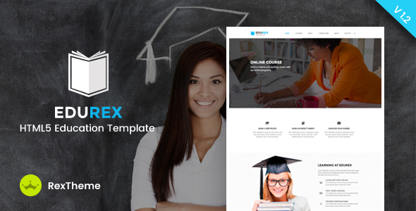 Wonderful EduRex - Education & Courses HTML Template