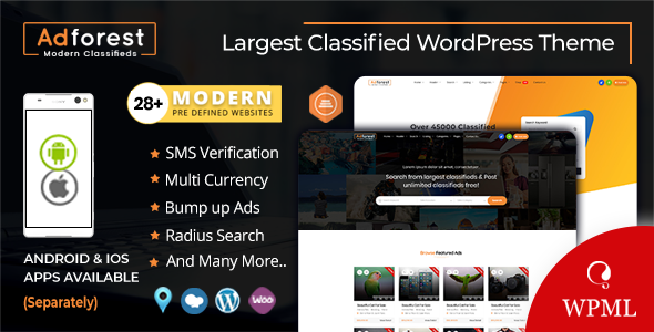 AdForest - Classified Ads WordPress Theme