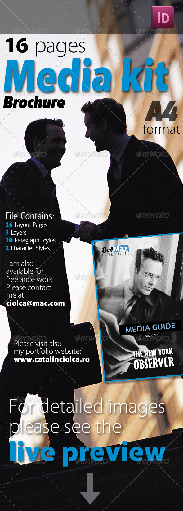 16 Pages Media Kit Brochure - Corporate Brochures